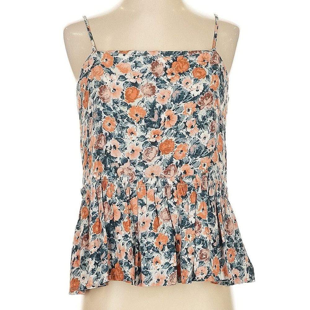 Current/elliot Floral Spaghetti Strap Top size 1 size small summer spring tank